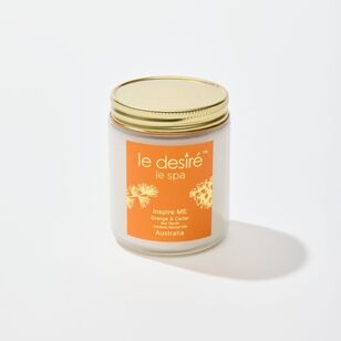 Le Desire Day Spa Inspire Me Candle Orange