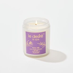 Le Desire Day Spa Relax Me Candle Purple