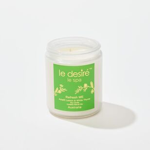 Le Desire Day Spa Refresh Me Candle Green