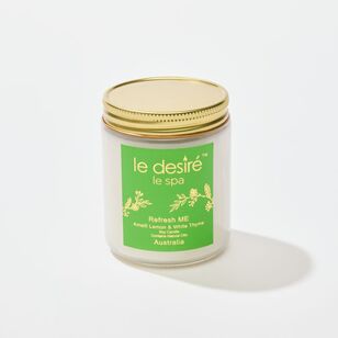 Le Desire Day Spa Refresh Me Candle Green