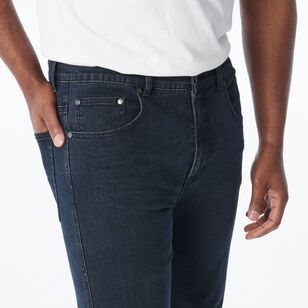 JC Lanyon Men's Stretch Slim Denim Jeans Navy