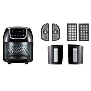 Russell Hobbs Satisfry Snappi Dual Basket Air Fryer RHAF2729S Black One Size