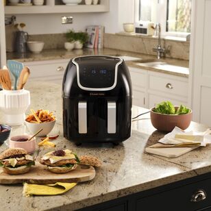 Russell Hobbs Satisfry Snappi Dual Basket Air Fryer RHAF2729S Black One Size