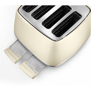 Delonghi Distinta Perla 4 Slice Toaster Lemon