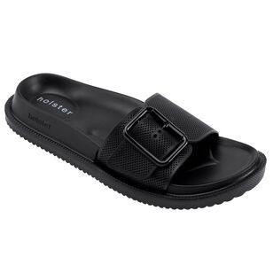 Holster Women's Laze Buckled Slides Black