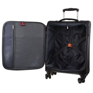 Pierre Cardin Soft Shell 55 cm Small Cabin Case Black 55 cm