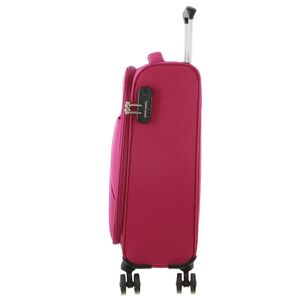 Pierre Cardin Soft Shell 55 cm Small Cabin Case Pink 55 cm