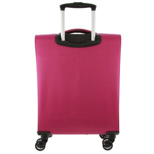 Pierre Cardin Soft Shell 55 cm Small Cabin Case Pink 55 cm