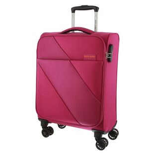 Pierre Cardin Soft Shell 55 cm Small Cabin Case Pink 55 cm