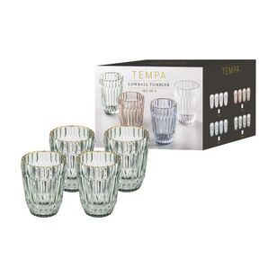 Tempa Amara Tumbler Set of 4 Sage 250 mL