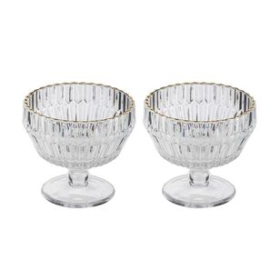 Tempa Amara Dessert Bowl Set 2 Pack Clear 250 mL