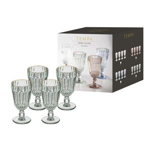 Tempa Amara Wine Glass Set of 4 Sage 250 mL