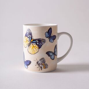 Ashdene Fluttering Wings Mug Yellow 420 mL