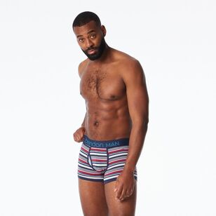 Bendon Men's Stripe Cotton Trunk Stripe