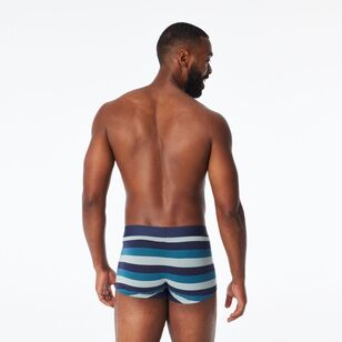 Bendon Men's Rugby Stripe Cotton Trunk Stripe