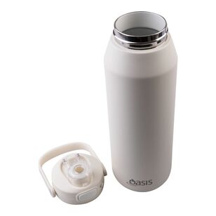 Oasis Capri 1 L Drink Bottle With Quick Release Lid Alabaster 1 L