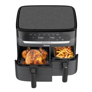 Tefal Dual Drawer Easy Fry XXL Essential Air Fryer Coal Grey 8.3 L