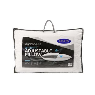 Jason Breeze Air 2-In-1 Adjustable Pillow White Standard