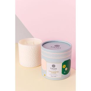 Tilley Triple Scented 350 g Soy Candle Toffee Apple & Caramelized Vanilla White 350 g