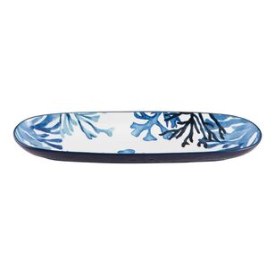 Maxwell & Williams Blue Coral 40 cm x 12.5 cm Oblong Platter Blue & White