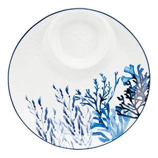 Maxwell & Williams Blue Coral 32 cm Chip & Dip Platter Blue & White