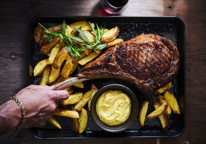 Miguel Maestre’s Steak frites with blended bearnaise recipe