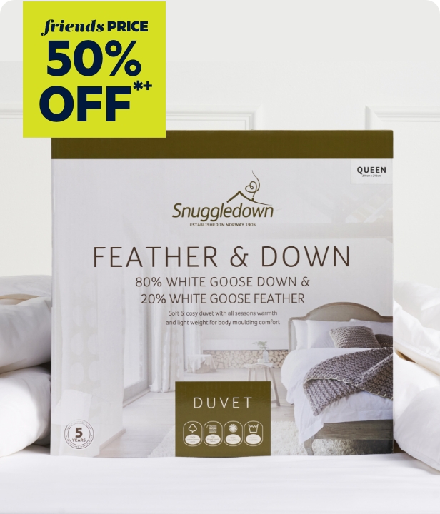 50% Off Full Priced Wool and Feather & Down Quilts