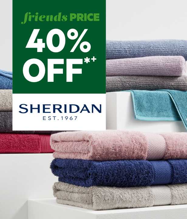 40% Off Full Priced Manchester by Sheridan