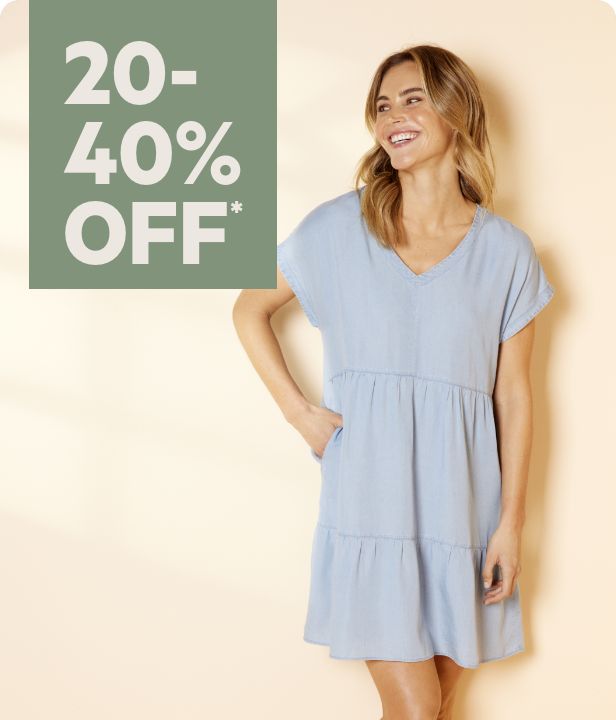 20% To 40% Off* Clothing, Bras & Underwear