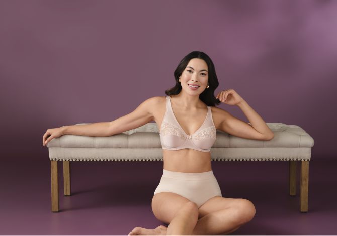 Playtex Flower Elegance Spacer, Uplifted Lingerie