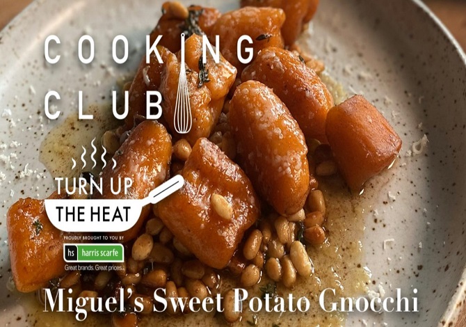 Miguel’s Sweet Potato Gnocchi in a Burnt Butter Sauce