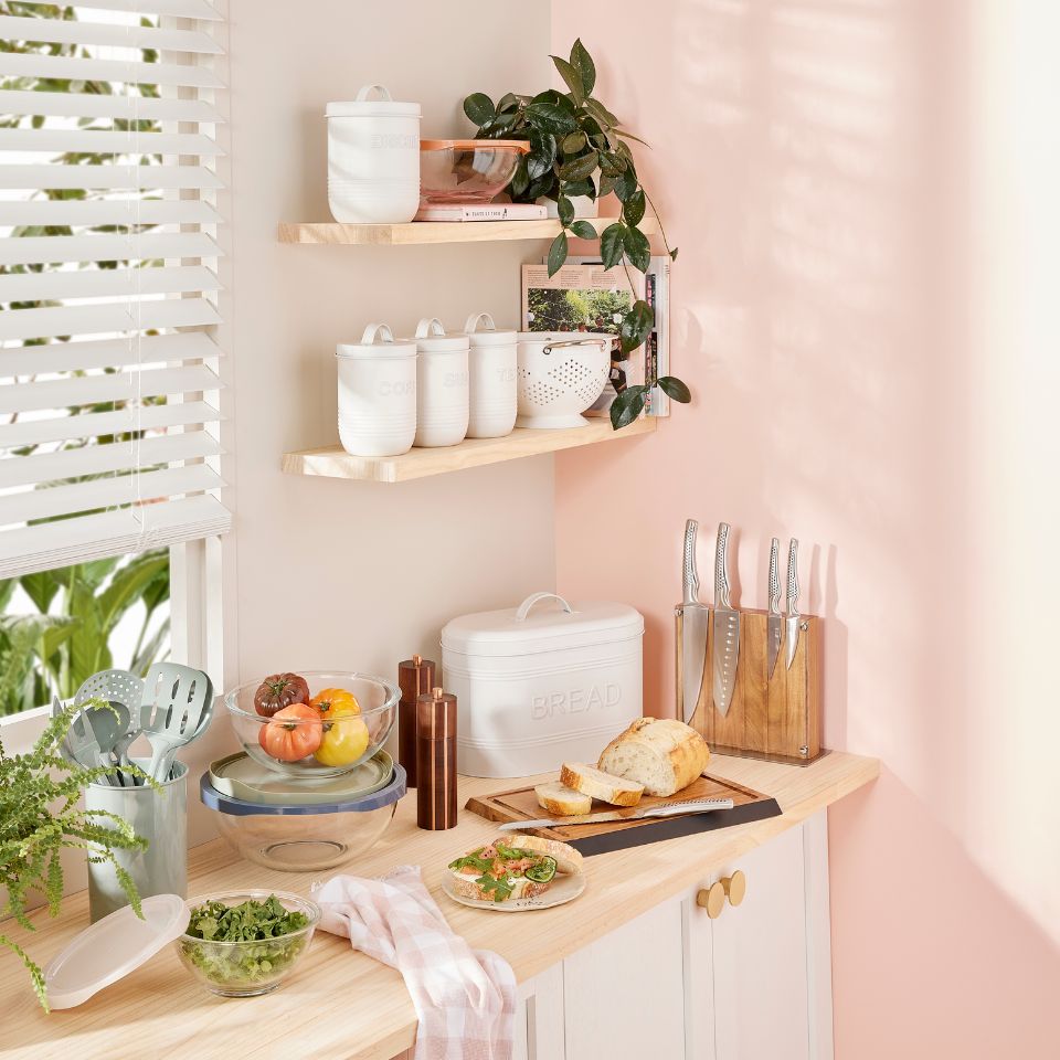 Spring inspired kitchen set-up